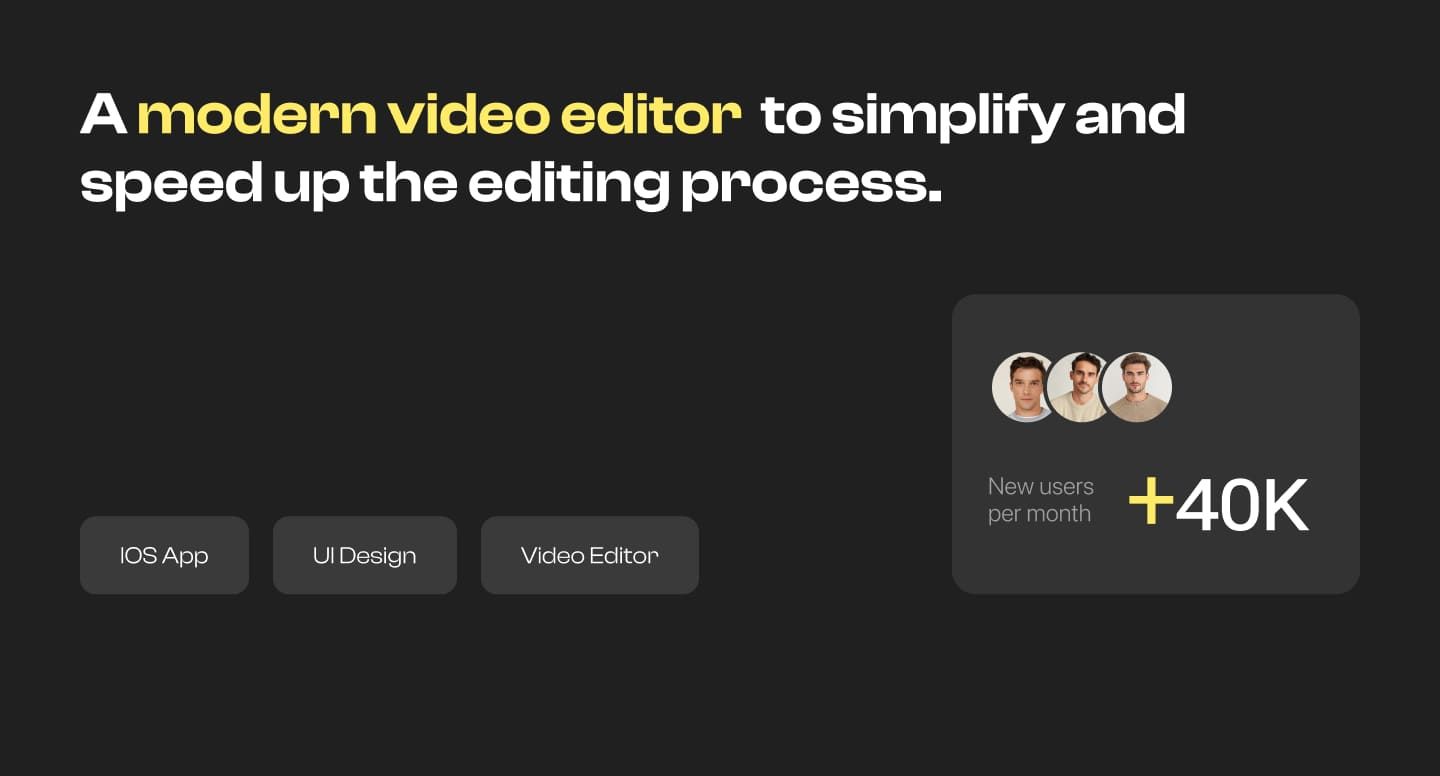 Video Editor case study, part 2 of 16