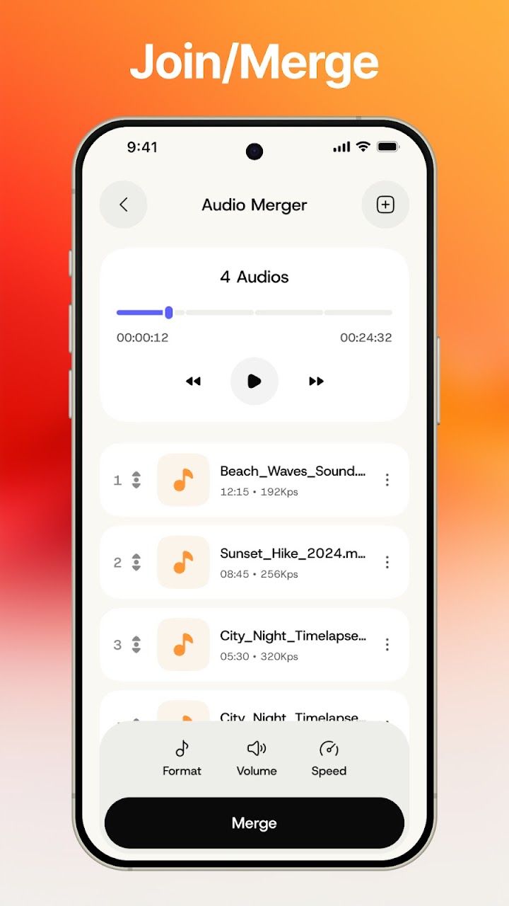 Audio Tools: Join and merge